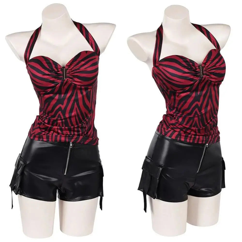 Nikki's Freaky Red Zebra Set