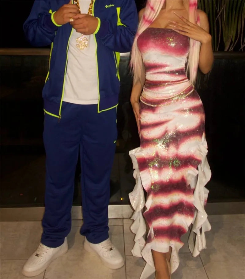 Lola's Ruffle Fish Tail Dress