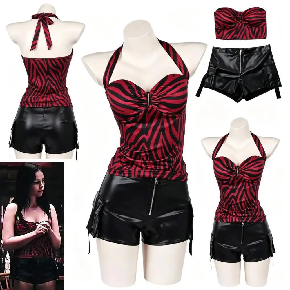 Nikki's Freaky Red Zebra Set
