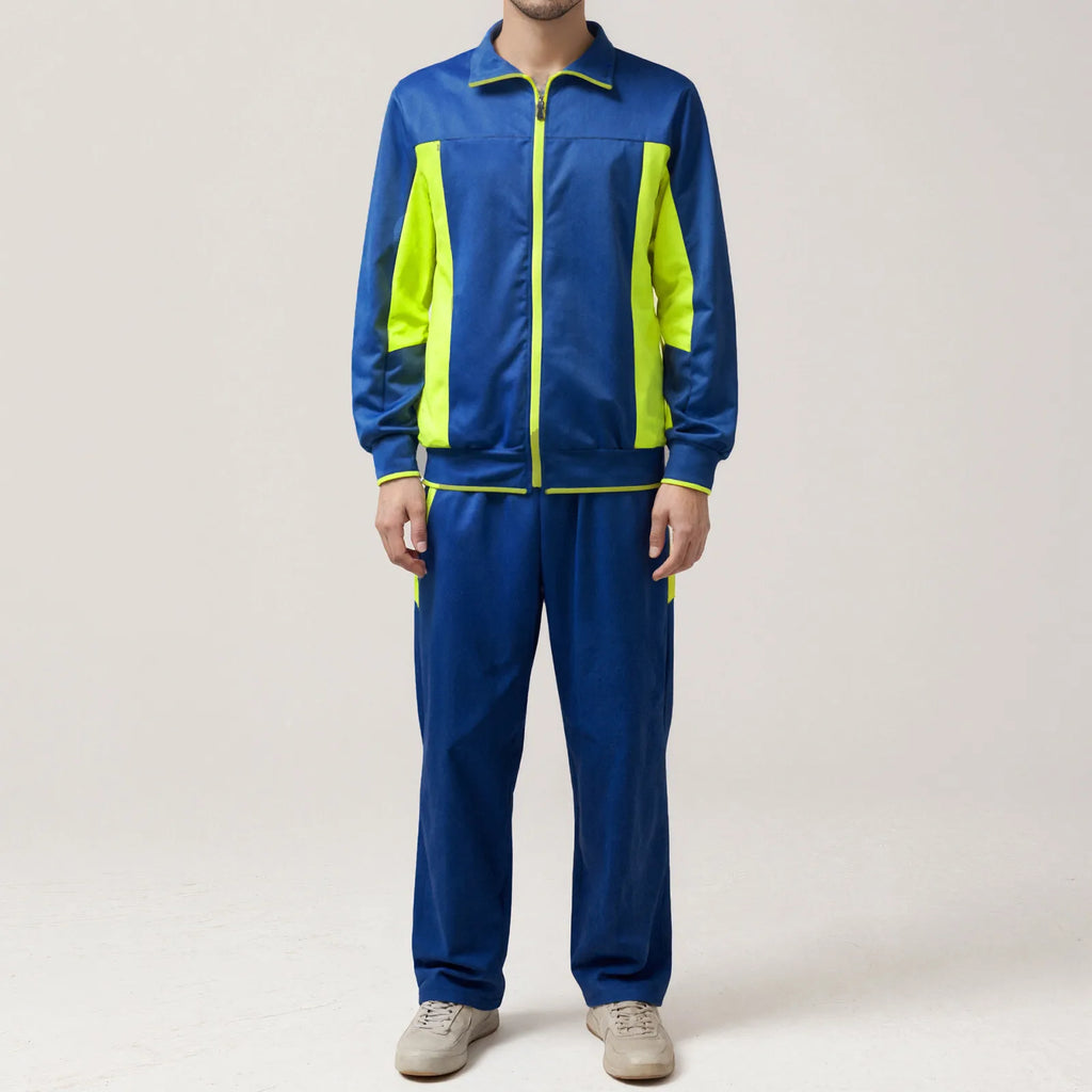 Oscar's Neon Stripe Fish Tracksuit